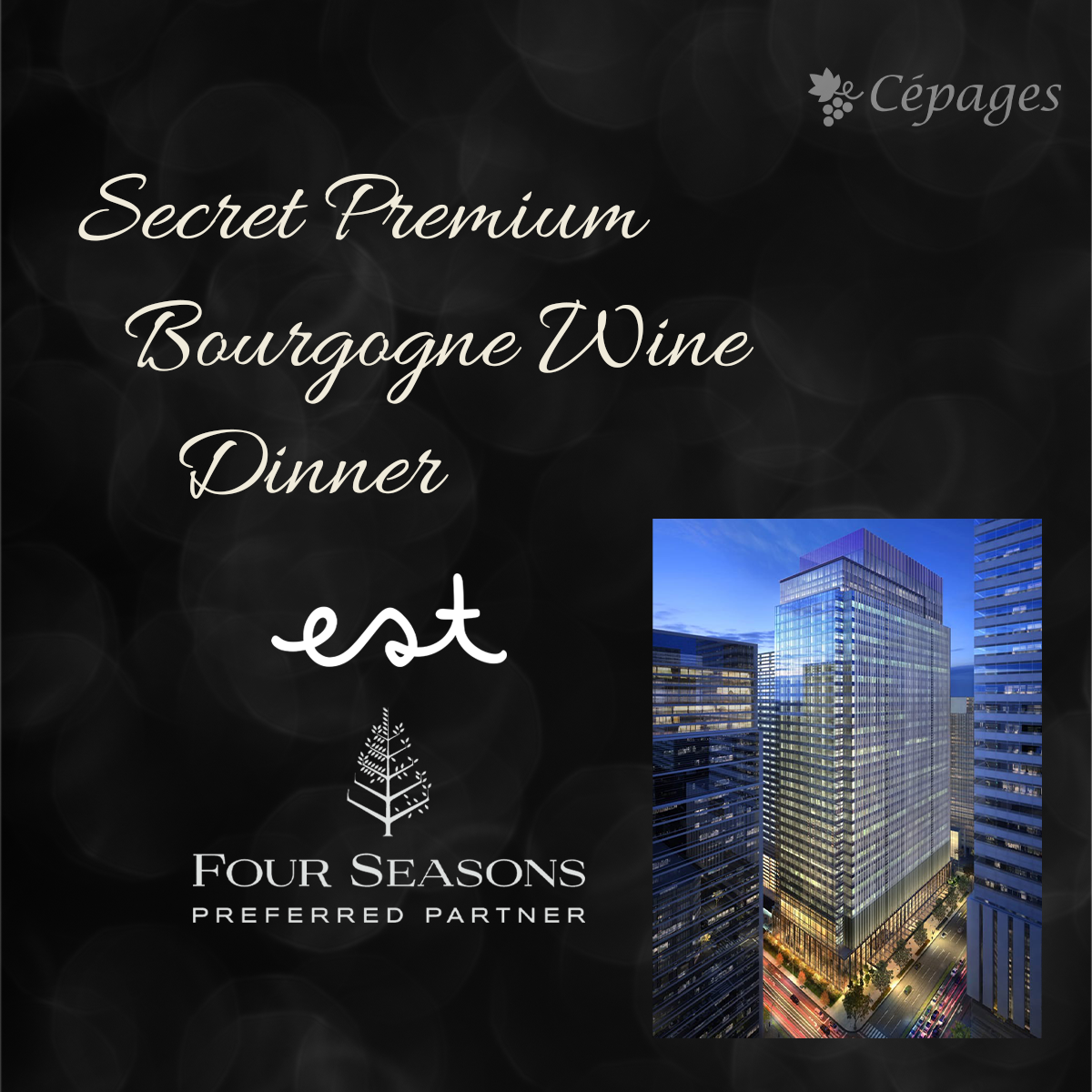 【ディナー】 Secret Premium Bourgogne Wine Dinner