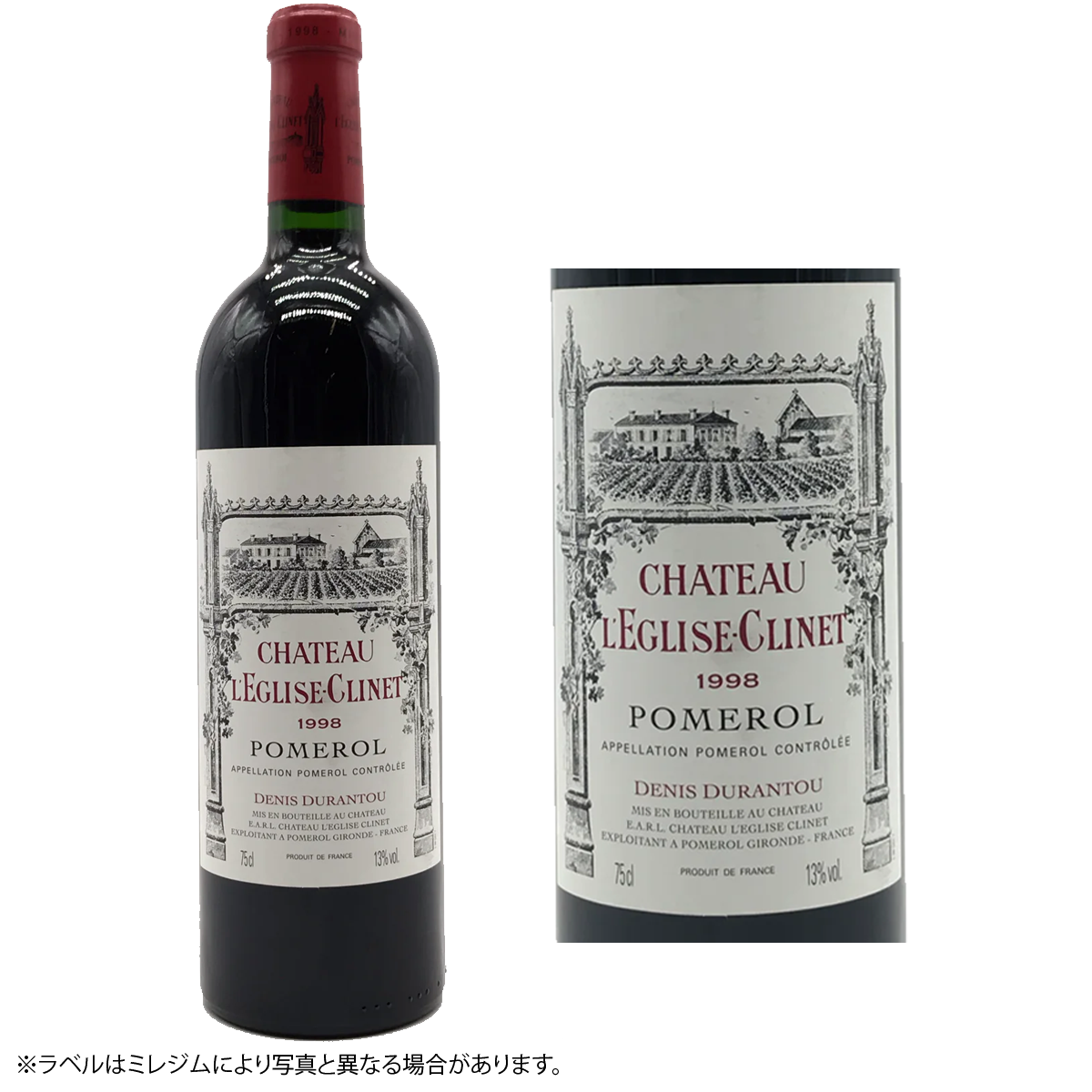 Chateau L'Eglise Clinet 1998 Pomerol
