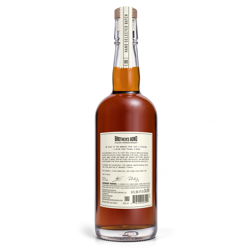 Straight Bourbon Whiskey 750ml Brother's Bond