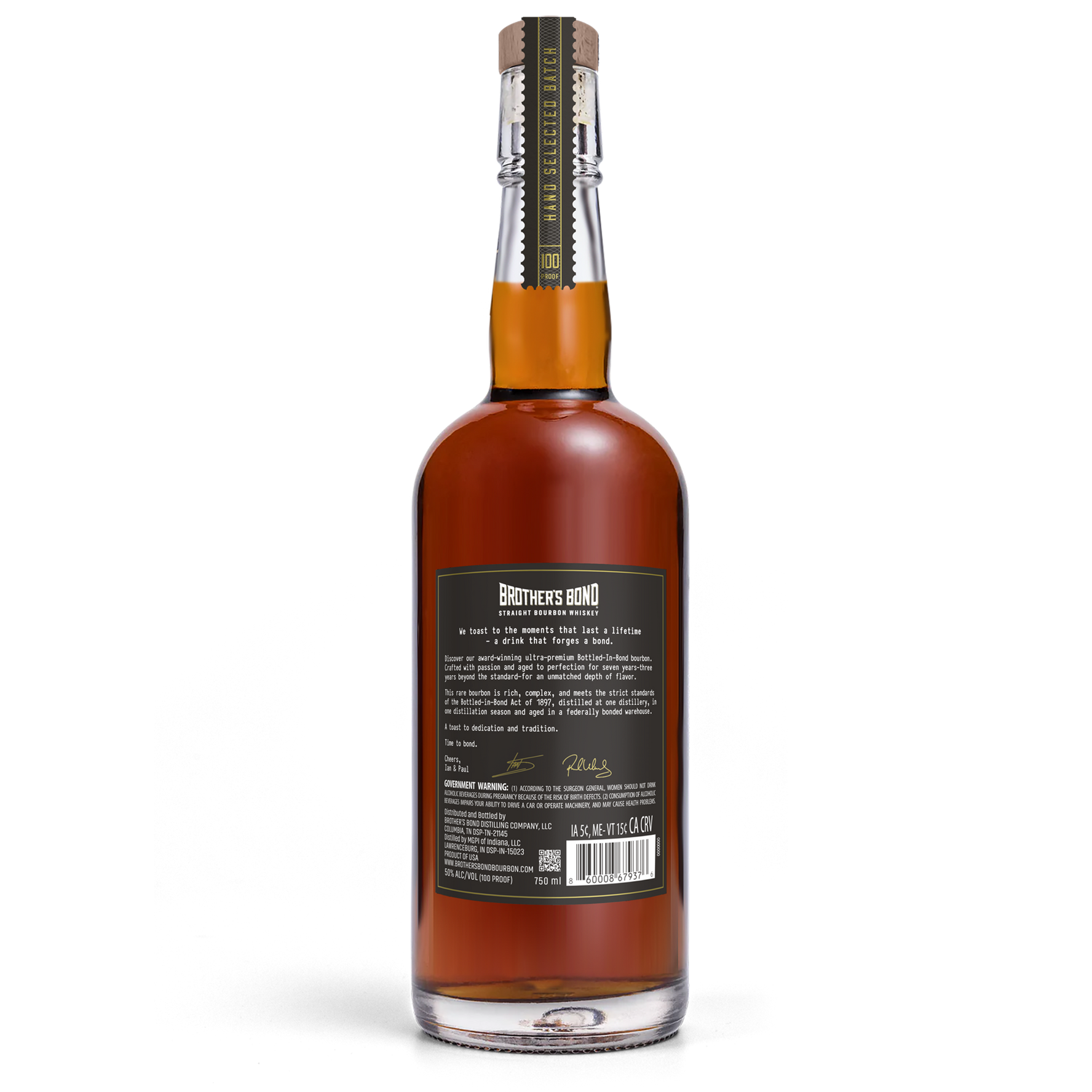 ボトルド・イン・ボンド 7年熟成　750ml　ブラザーズ・ボンド