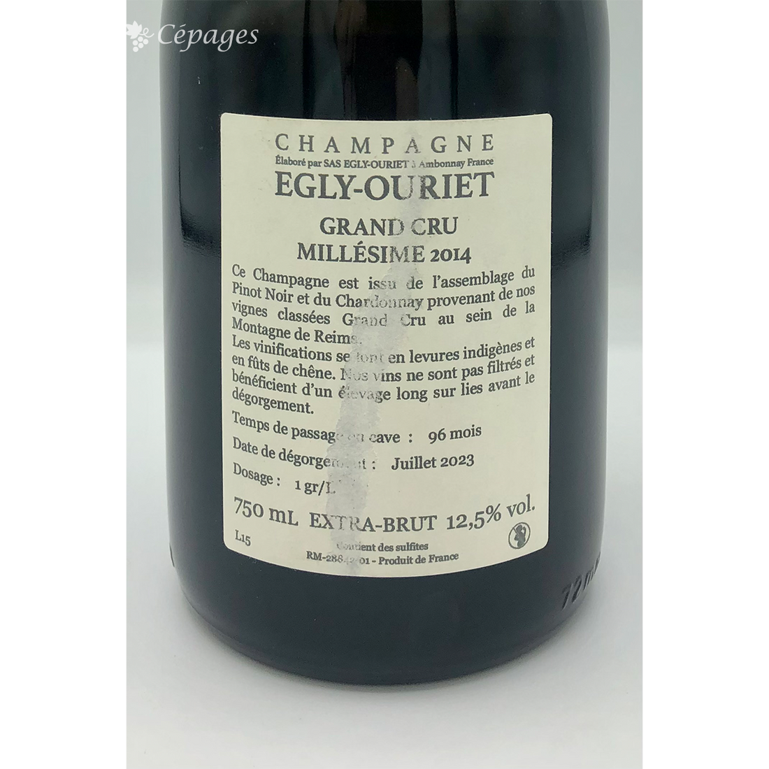 Egly Ouriet Millesime 2014 Grand Cru