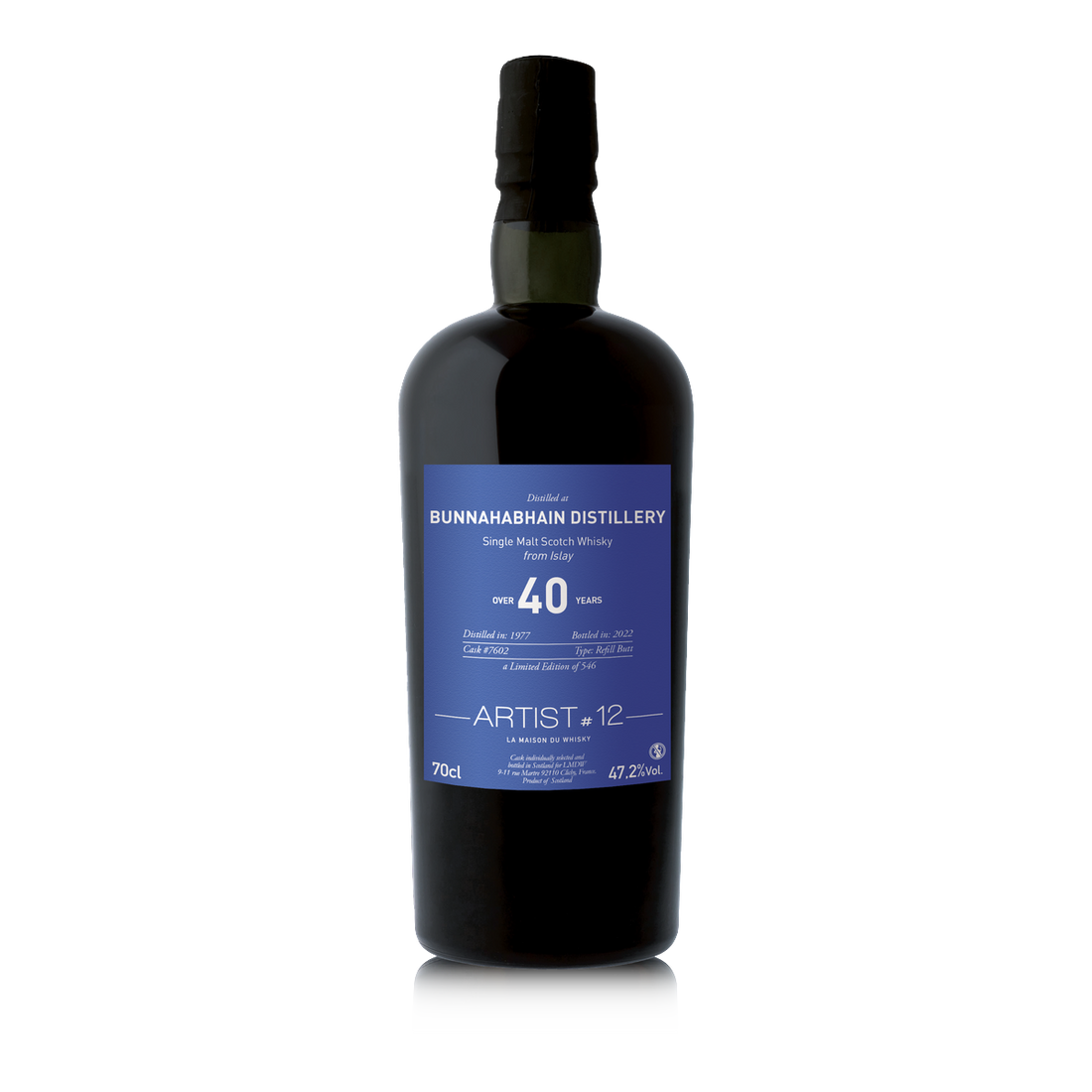 Bunnahabhain Artist #12 Over 40 Years Old 1977 700ml 47.2%