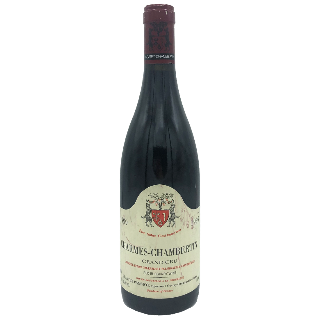Charmes Chambertin Grand Cru 1999 Geantet Pansiot