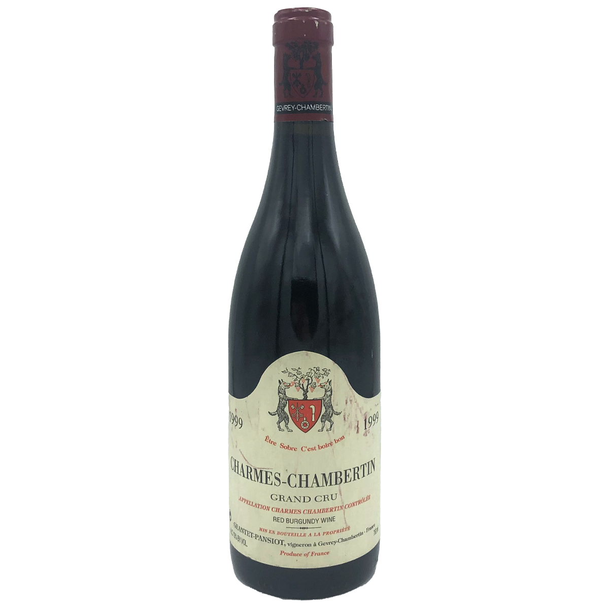 Charmes Chambertin Grand Cru 1999 Geantet Pansiot